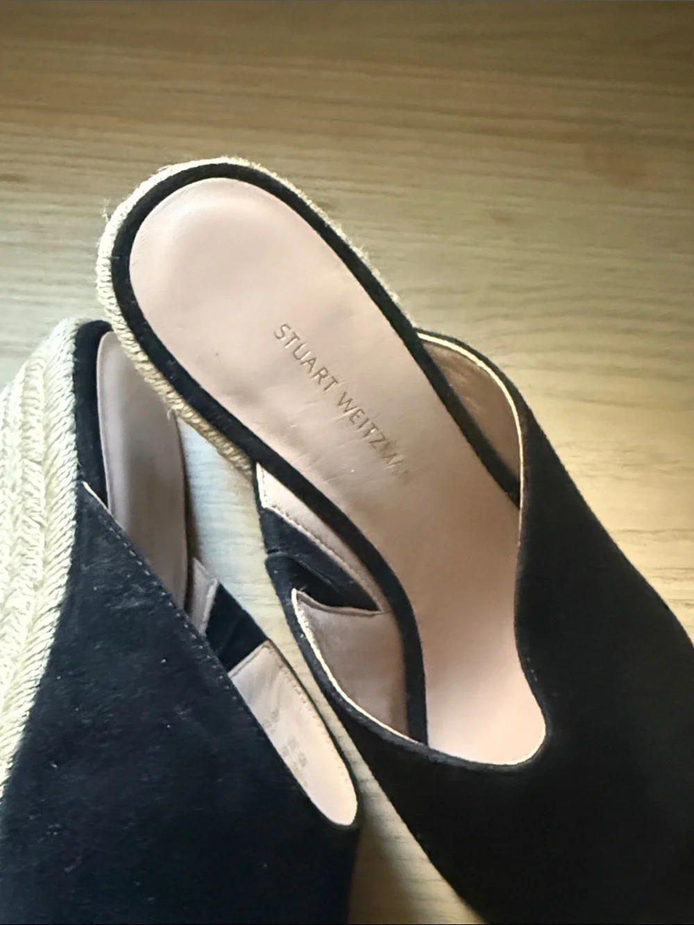 Stuart Weitzman black beige